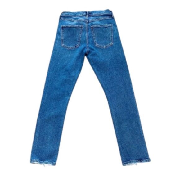 AGOLDE Toni Mid Rise Straight Skinny Stretch Jeans 25x26 EUC - Picture 3 of 11